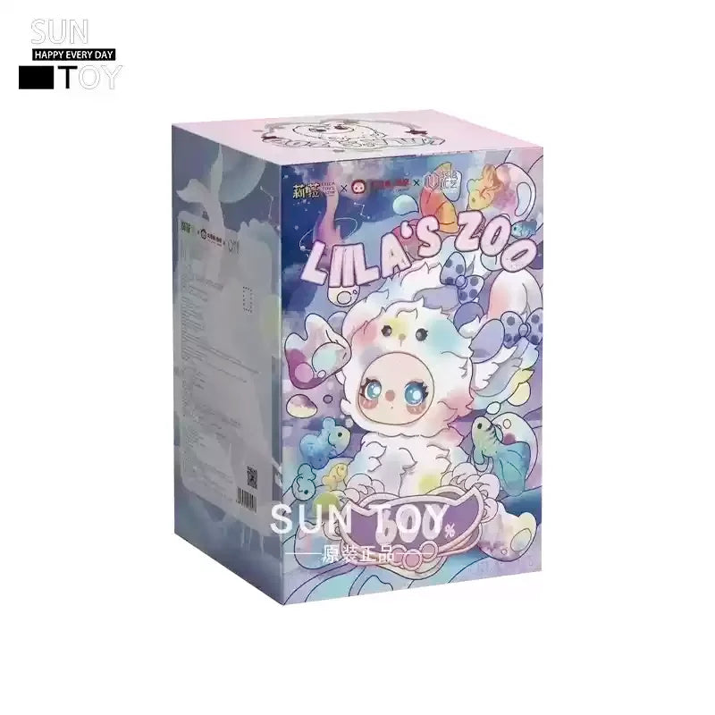 blind box liila 600 zoo genuine lucky cute plush room ornamental figure mystery box doll collect girl birthday xmas gift kids