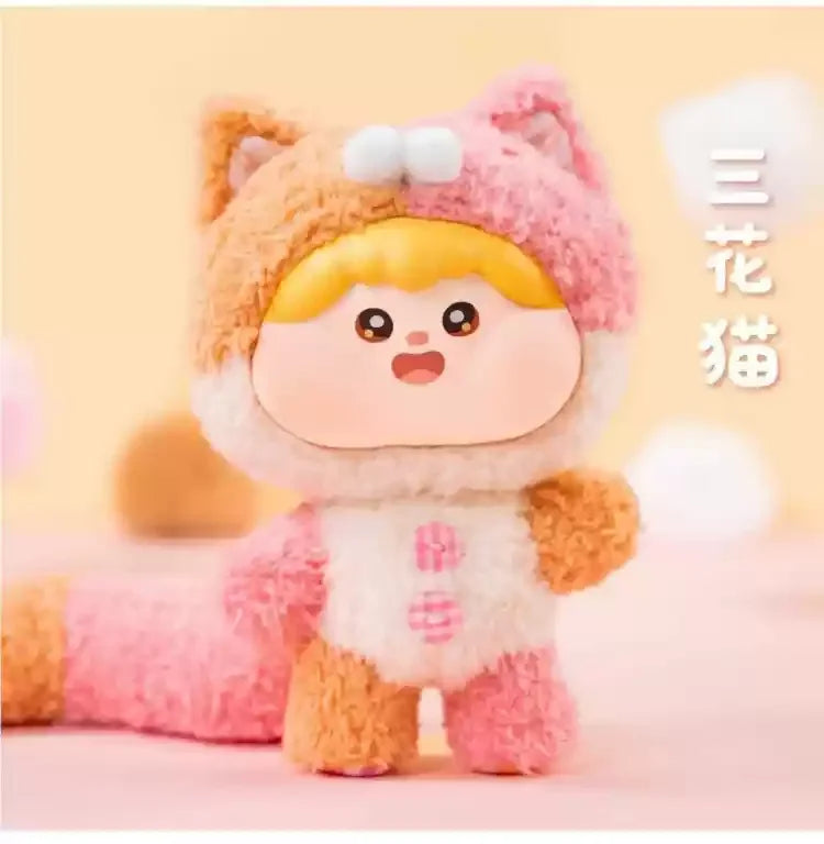 original fluffy meatball 2 generation blind box cotton candy may chan series vinyl toys ornaments mystery box christmas gift