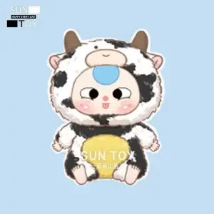 original baby 3 years old blind box zodiac series doll baby three olds whole body doll mystery box soft doll throw pillow toys