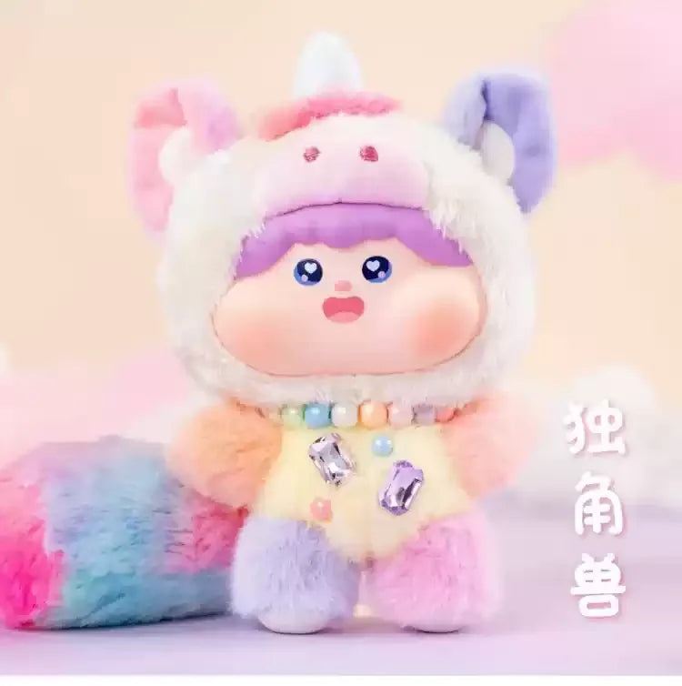 original fluffy meatball 2 generation blind box cotton candy may chan series vinyl toys ornaments mystery box christmas gift